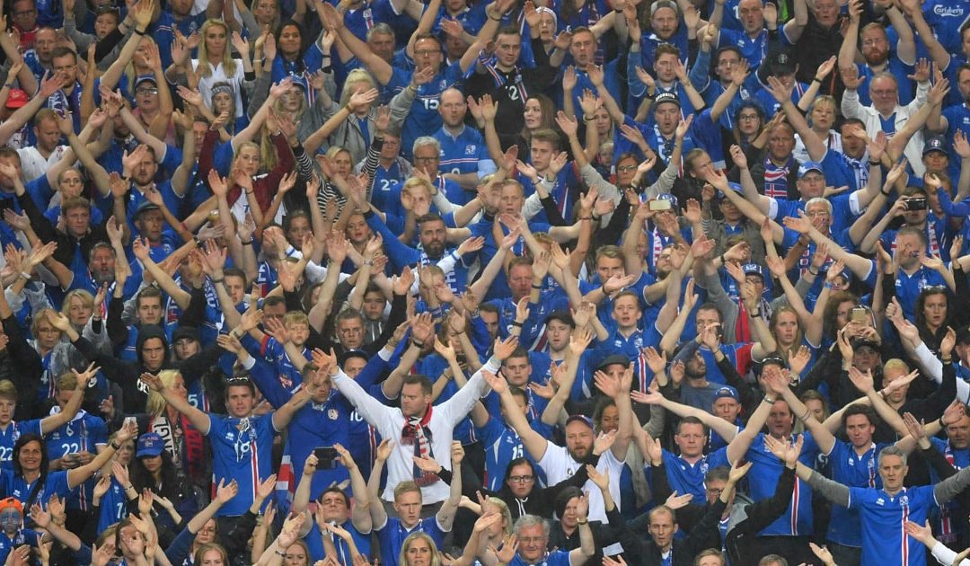 IJsland fans EK